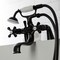 Kingston Brass KS227ORB Deck Mount Clawfoot Tub Faucet with Hand Shower, Oil Rubbed Bronze KS227ORB - alternate 4